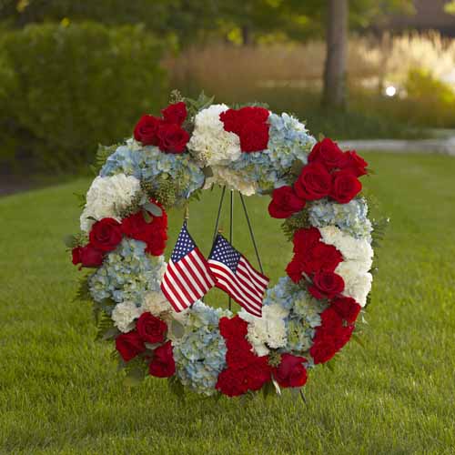 To Honor One\'s Country Wreath